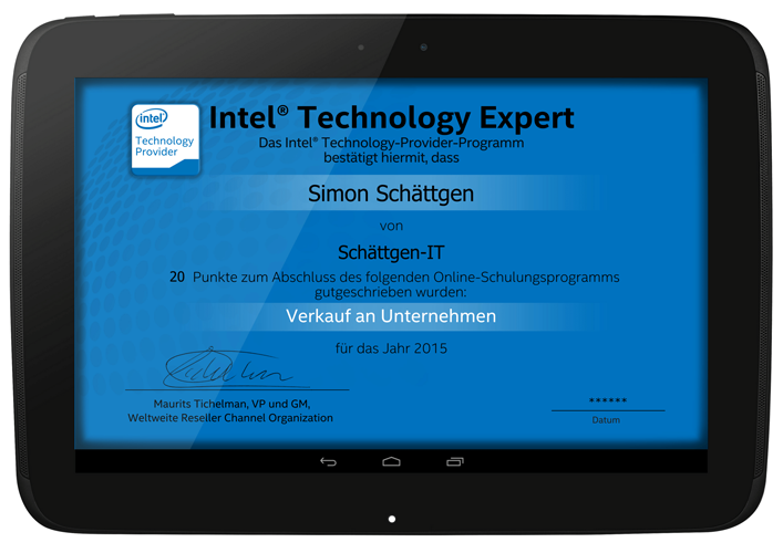 Intel Verkauf an Unternehmen 2015