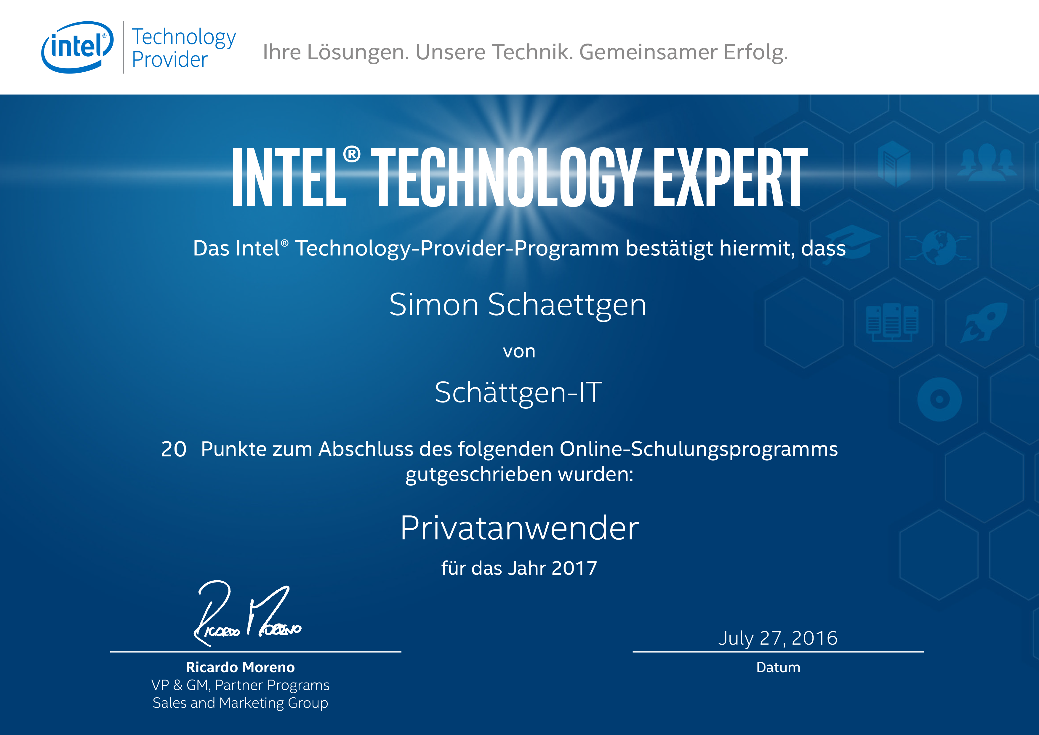 Intel Privatanwender